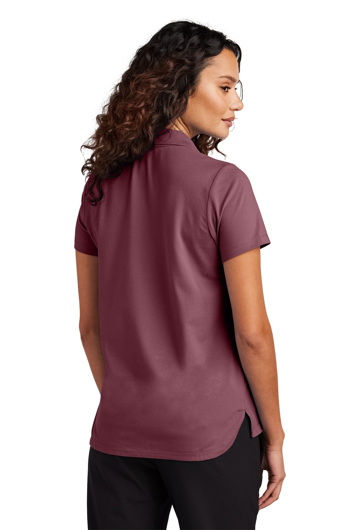 Mercer+Mettle ®  Women's Stretch Pique Polo MM1005 Rosewood_2