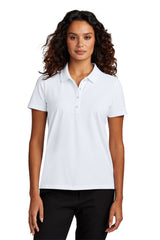Mercer+Mettle ®  Women's Stretch Pique Polo MM1005 White_1