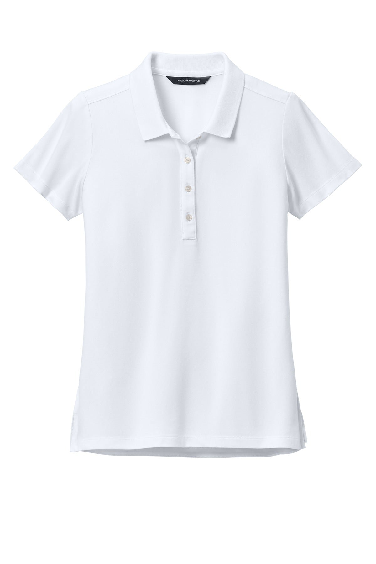 Mercer+Mettle ®  Women's Stretch Pique Polo MM1005 White_4