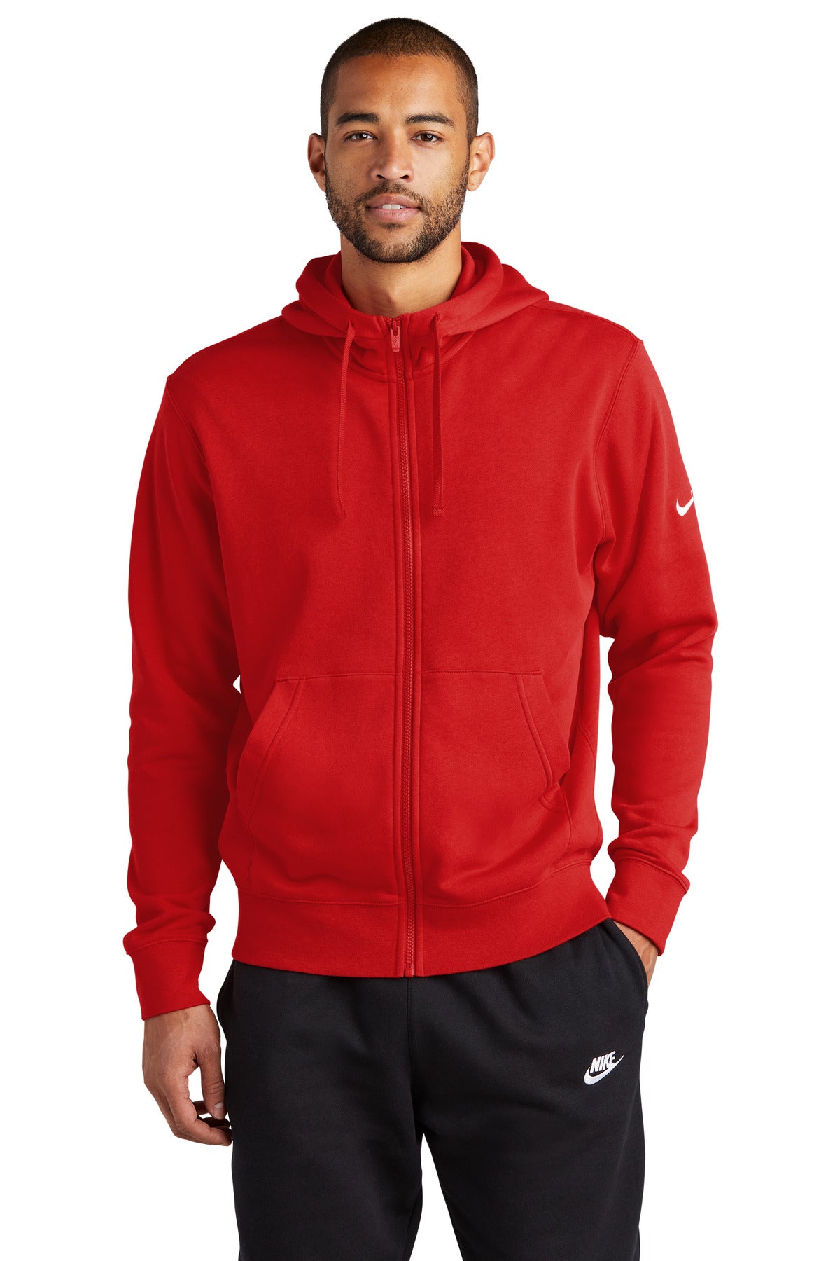 Nike Club Fleece Sleeve Swoosh Full-Zip Hoodie NKDR1513