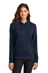 Nike Ladies Club Fleece Sleeve Swoosh Pullover Hoodie NKFD9889