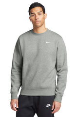 Nike Club Fleece Crew CJ1614 Dark Grey Heather_1