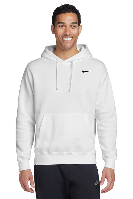 Nike Club Fleece Pullover Hoodie CJ1611 White_1