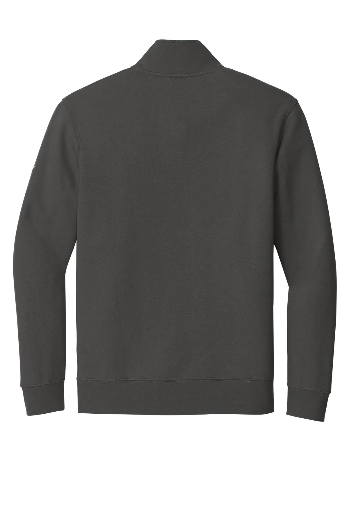 Nike Club Fleece Sleeve Swoosh 1/2-Zip NKDX6718 Anthracite_5