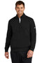 Nike Club Fleece Sleeve Swoosh 1/2-Zip NKDX6718 Black_1