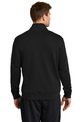 Nike Club Fleece Sleeve Swoosh 1/2-Zip NKDX6718 Black_2