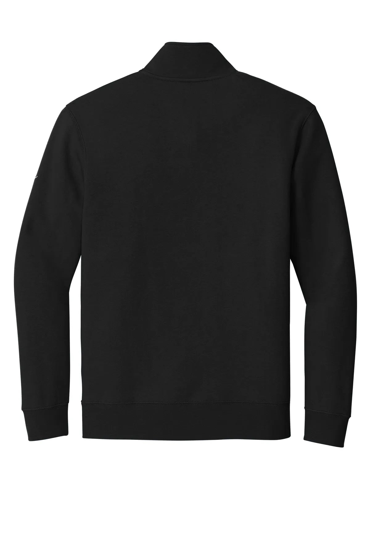 Nike Club Fleece Sleeve Swoosh 1/2-Zip NKDX6718 Black_5