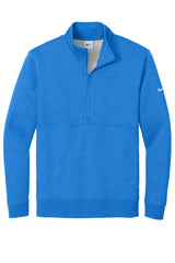 Nike Club Fleece Sleeve Swoosh 1/2-Zip NKDX6718 Light Game Royal_4