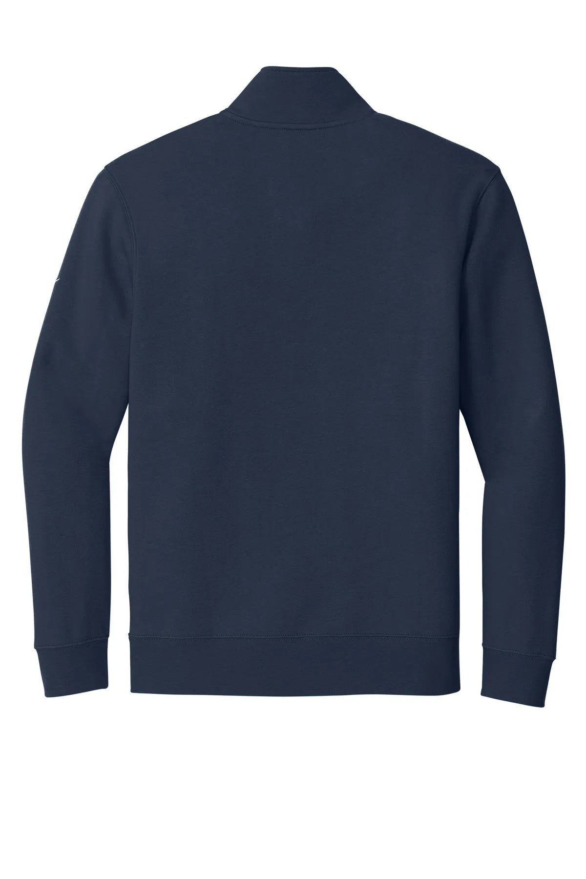 Nike Club Fleece Sleeve Swoosh 1/2-Zip NKDX6718 Midnight Navy_5