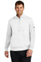 Nike Club Fleece Sleeve Swoosh 1/2-Zip NKDX6718 White_1