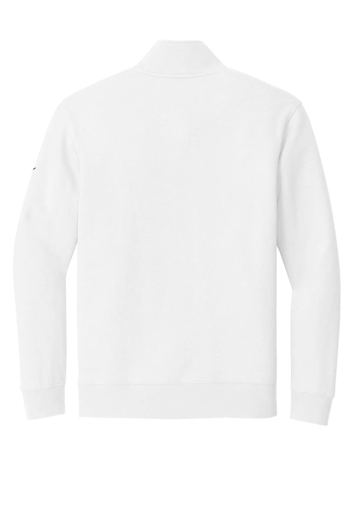 Nike Club Fleece Sleeve Swoosh 1/2-Zip NKDX6718 White_5
