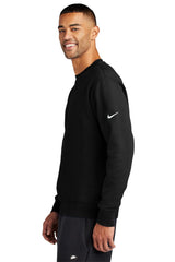 Nike Club Fleece Sleeve Swoosh Crew NKFD9863 Black_3