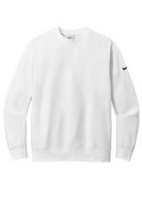 Nike Club Fleece Sleeve Swoosh Crew NKFD9863 White_4
