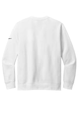 Nike Club Fleece Sleeve Swoosh Crew NKFD9863 White_5