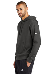 Nike Club Fleece Sleeve Swoosh Pullover Hoodie NKDR1499 Anthracite_3