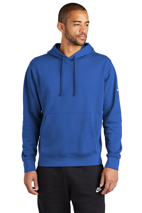Nike Club Fleece Sleeve Swoosh Pullover Hoodie NKDR1499 Game Royal_3
