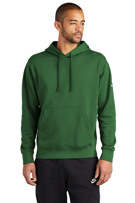 Nike Club Fleece Sleeve Swoosh Pullover Hoodie NKDR1499 Gorge Green_1