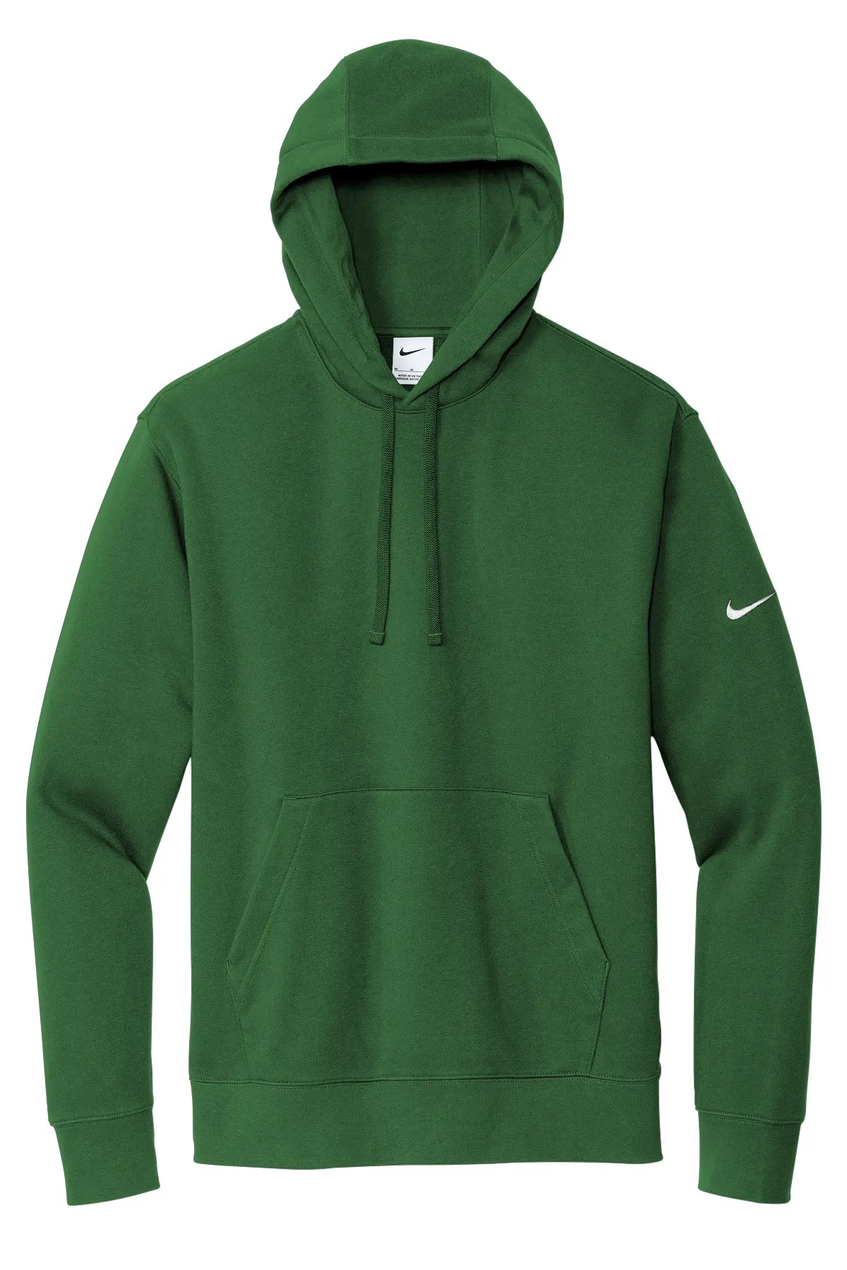 Nike Club Fleece Sleeve Swoosh Pullover Hoodie NKDR1499 Gorge Green_4