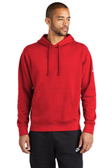 Nike Club Fleece Sleeve Swoosh Pullover Hoodie NKDR1499 University Red_1