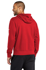 Nike Club Fleece Sleeve Swoosh Pullover Hoodie NKDR1499 University Red_2