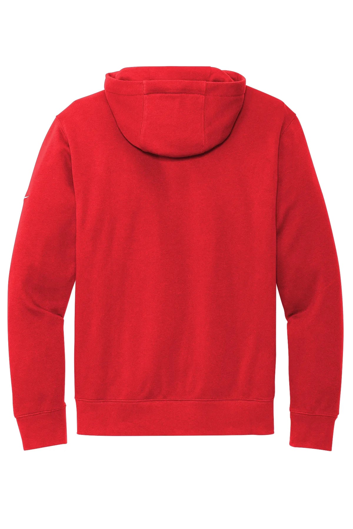 Nike Club Fleece Sleeve Swoosh Pullover Hoodie NKDR1499 University Red_5