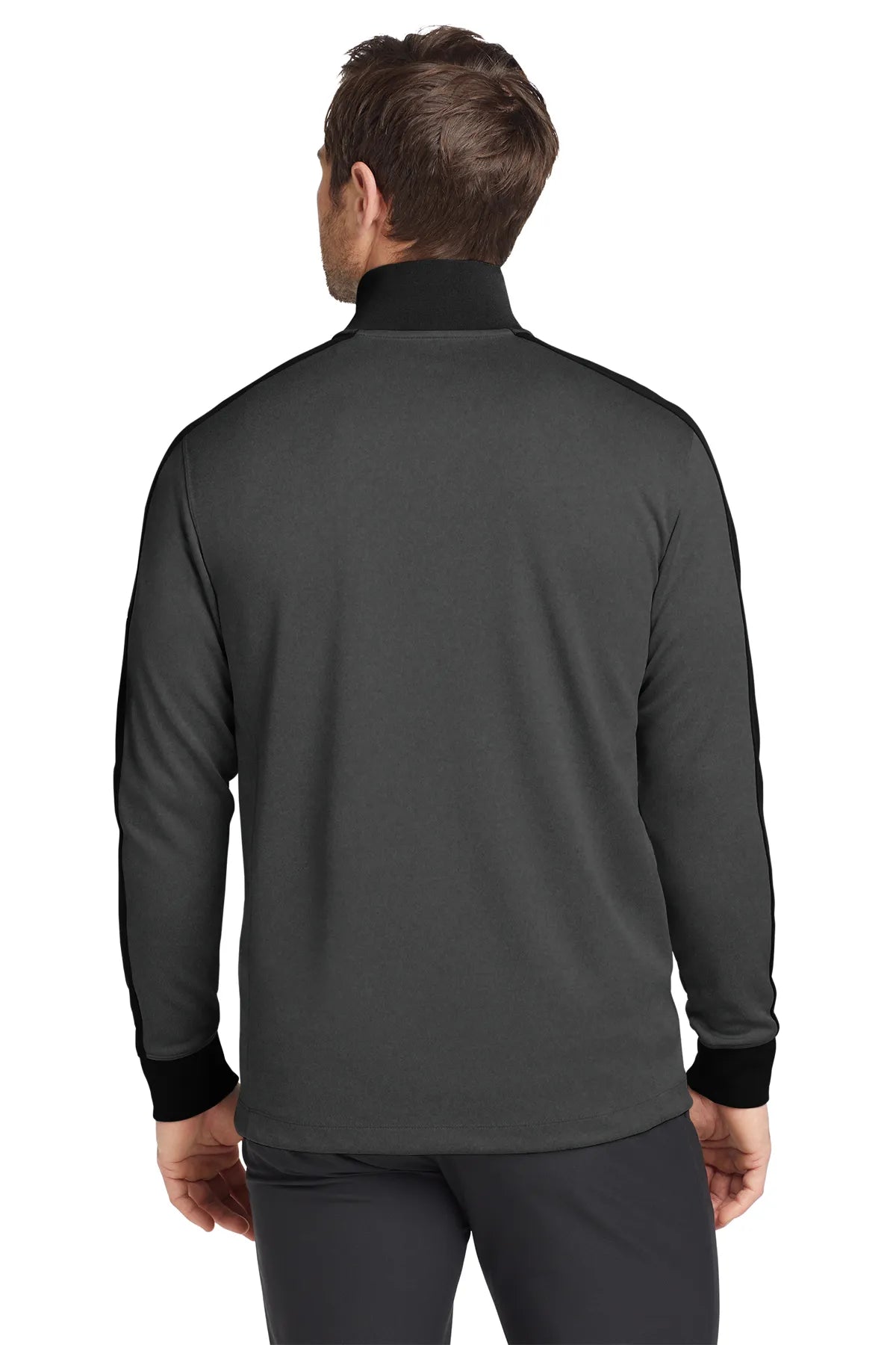 Nike Dri-FIT 1/2-Zip Cover-Up. 578673 Anthracite Heather Black_2