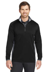 Nike Dri-FIT 1/2-Zip Cover-Up. 578673 Black Dark Grey White_1