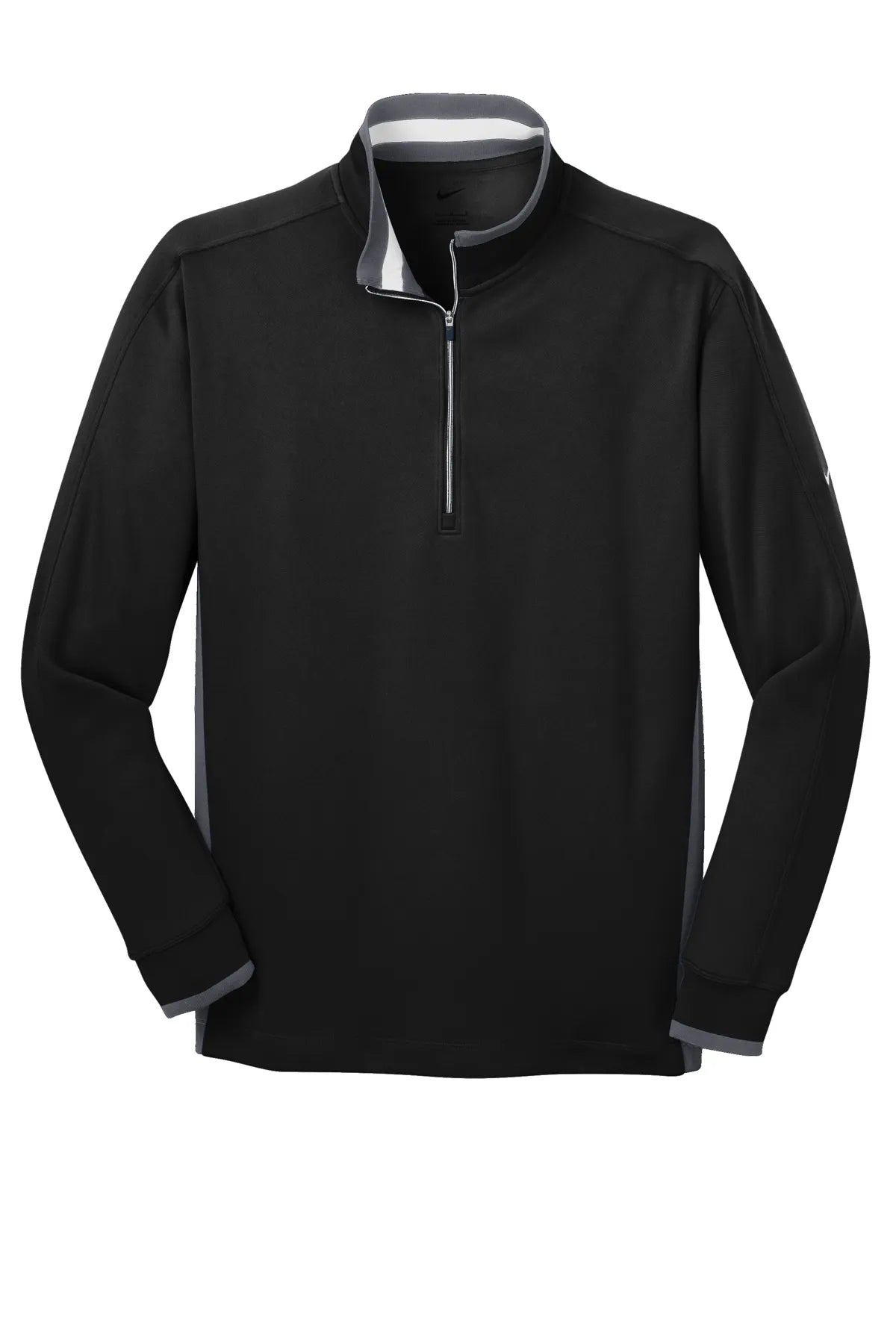 Nike Dri-FIT 1/2-Zip Cover-Up. 578673 Black Dark Grey White_4