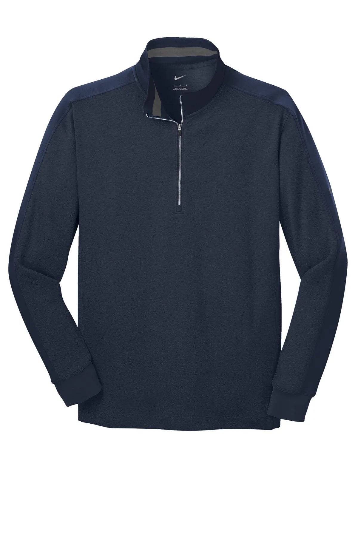 Nike Dri-FIT 1/2-Zip Cover-Up. 578673 Midnight Navy Heather Midnight Navy_4