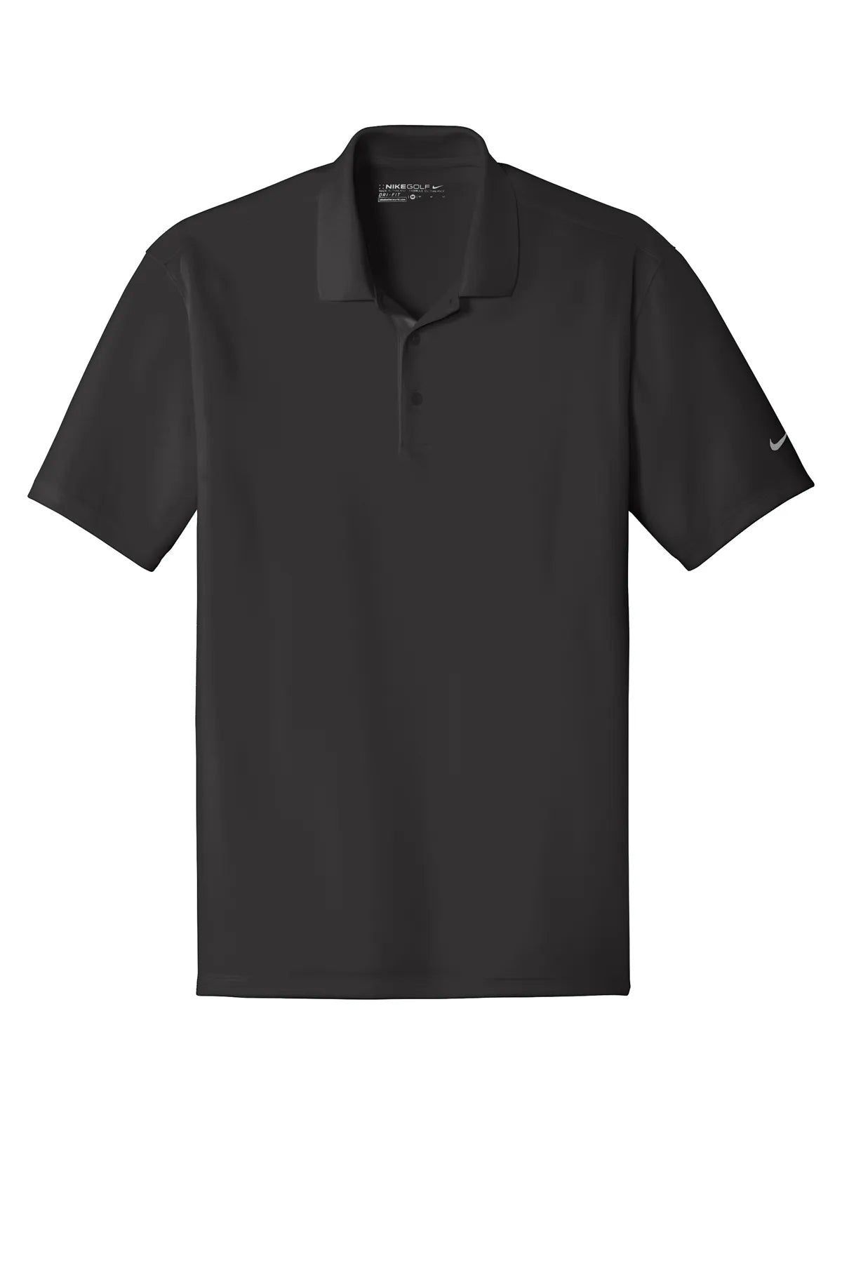 Nike Dri-FIT Classic Fit Players Polo with Flat Knit Collar. 838956 Anthracite_4
