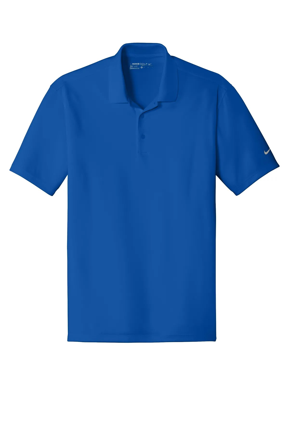 Nike Dri-FIT Classic Fit Players Polo with Flat Knit Collar. 838956 Gym Blue_4