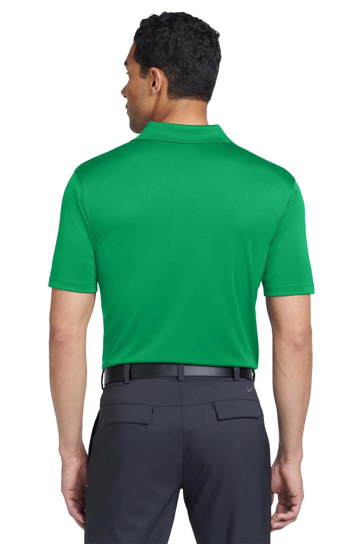 Nike Dri-FIT Classic Fit Players Polo with Flat Knit Collar. 838956 Pine Green_2