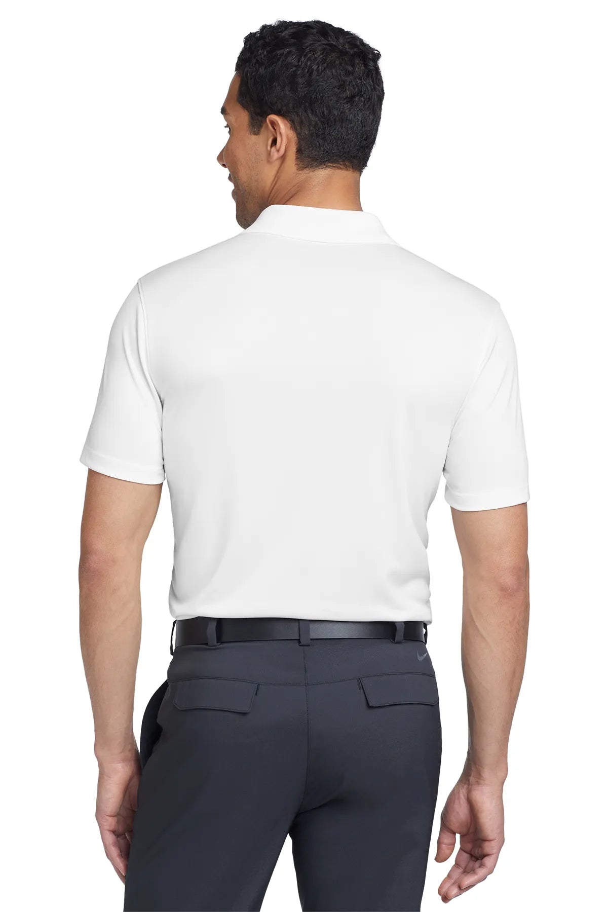 Nike Dri-FIT Classic Fit Players Polo with Flat Knit Collar. 838956 White_2
