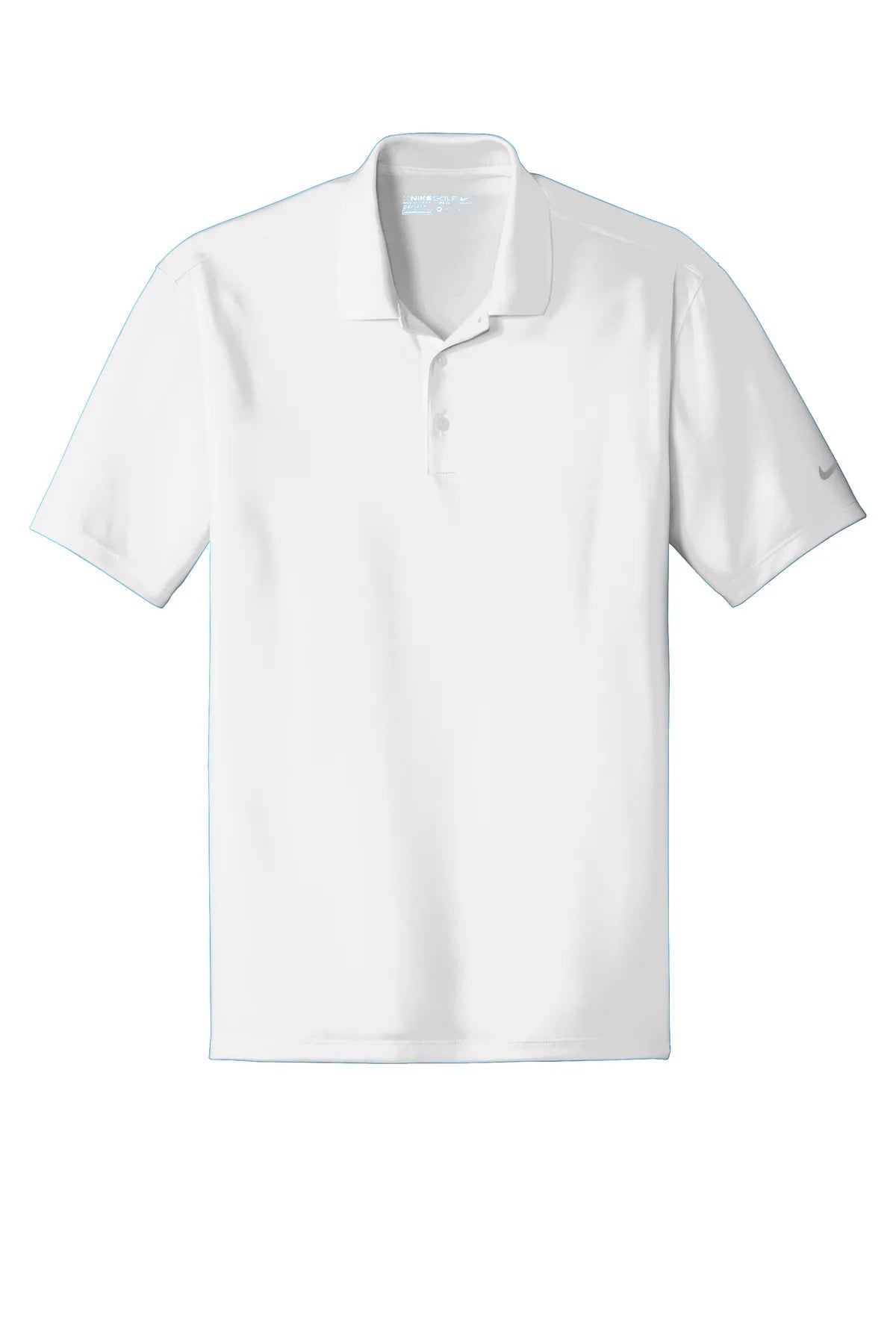 Nike Dri-FIT Classic Fit Players Polo with Flat Knit Collar. 838956 White_4