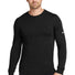 Nike Dri-FIT Cotton/Poly Long Sleeve Tee. NKBQ5230 Black_1