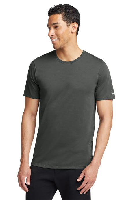Nike Dri-FIT Cotton/Poly Tee. NKBQ5231 Anthracite_1