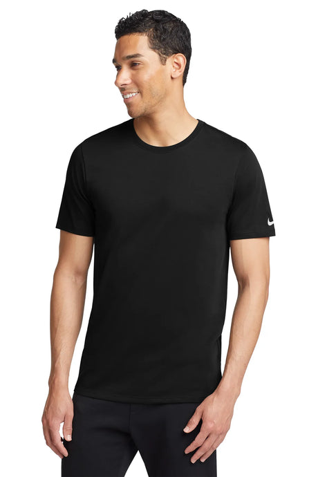 Nike Dri-FIT Cotton/Poly Tee. NKBQ5231 Black_1