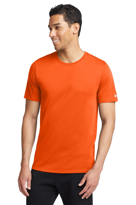Nike Dri-FIT Cotton/Poly Tee. NKBQ5231 Brilliant Orange_2