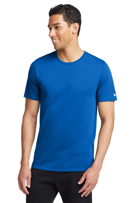 Nike Dri-FIT Cotton/Poly Tee. NKBQ5231 Game Royal_1
