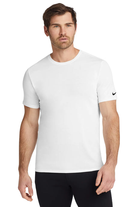 Nike Dri-FIT Cotton/Poly Tee. NKBQ5231 White_1