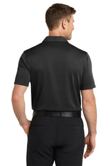 Nike Dri-FIT Hex Textured Polo. NKAH6266 Black_2