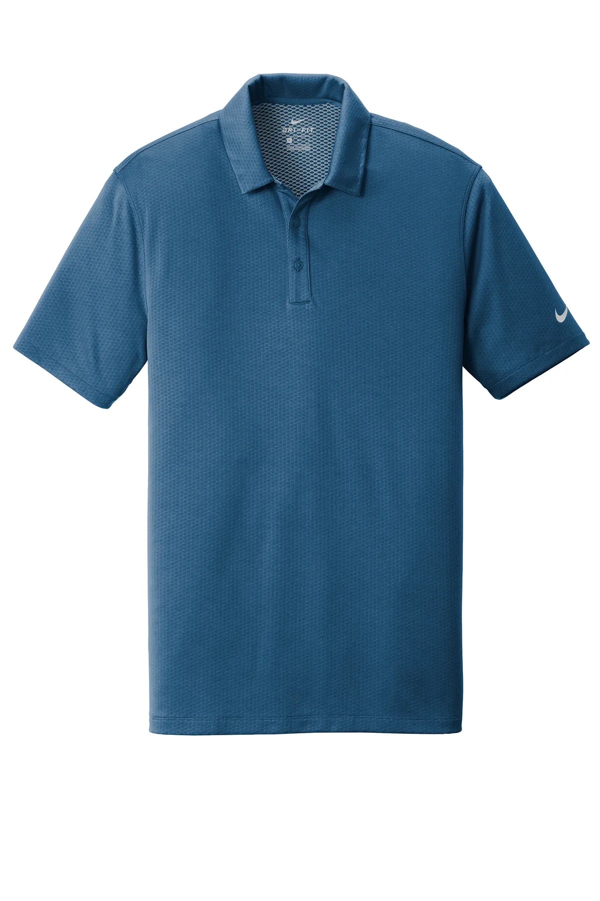 Nike Dri-FIT Hex Textured Polo. NKAH6266 Court Blue_4