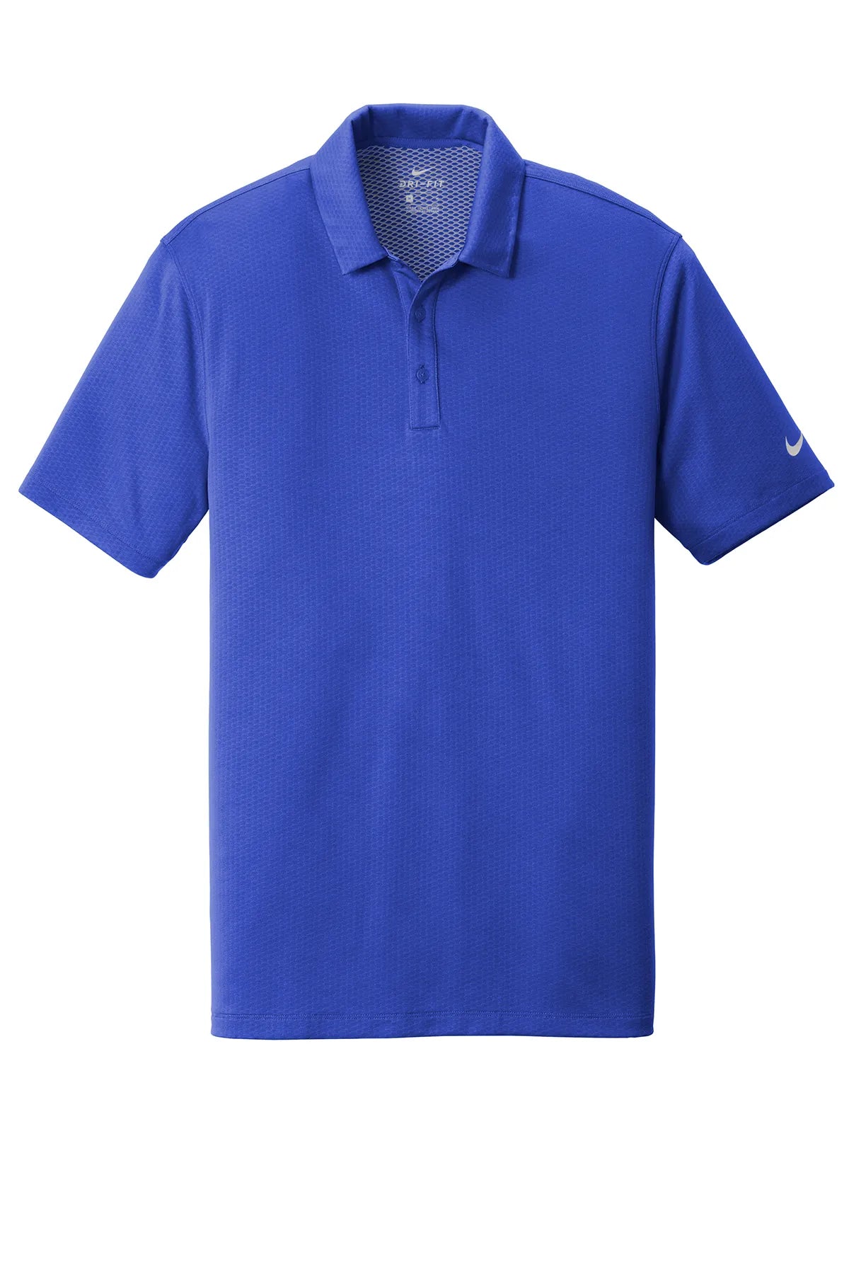 Nike Dri-FIT Hex Textured Polo. NKAH6266 Game Royal_4
