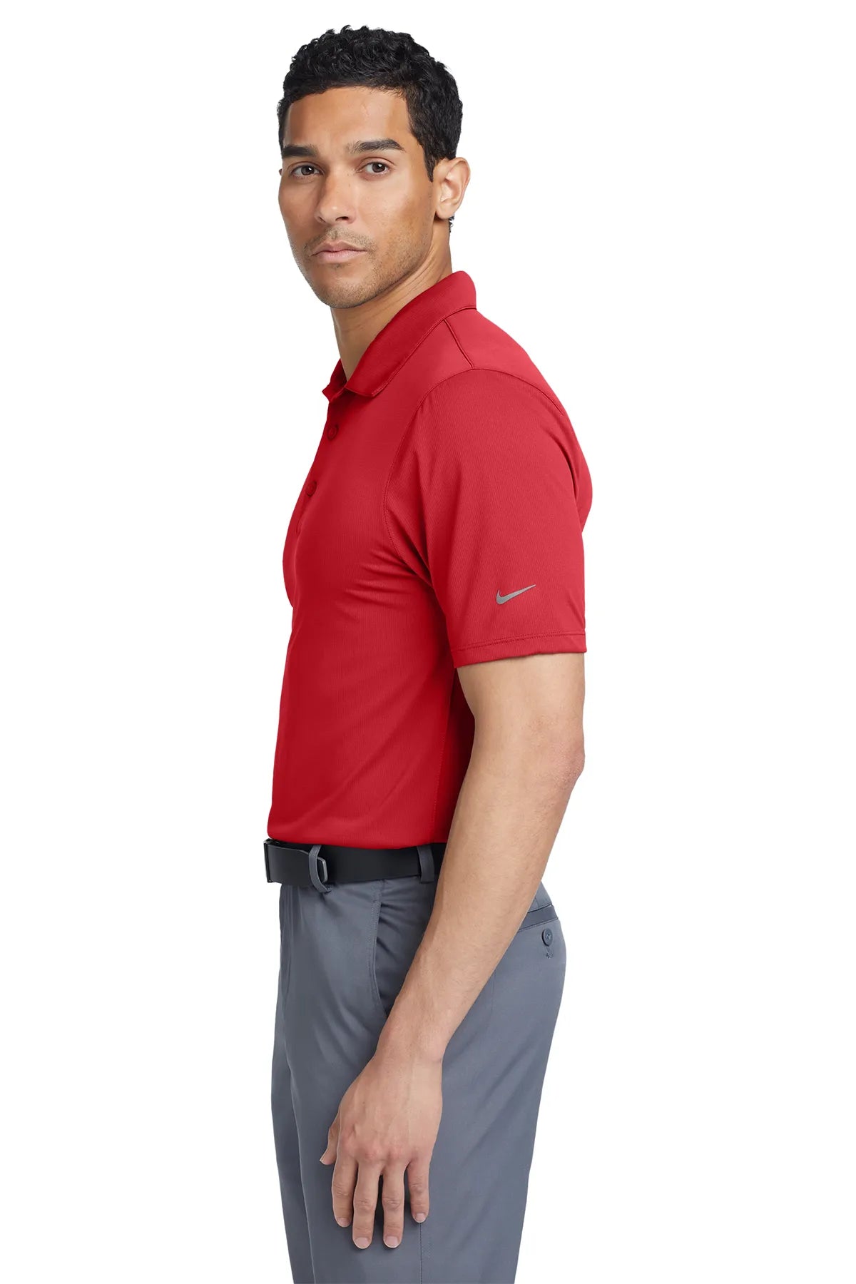 Nike Dri-FIT Legacy Polo. 883681 Gym Red_3