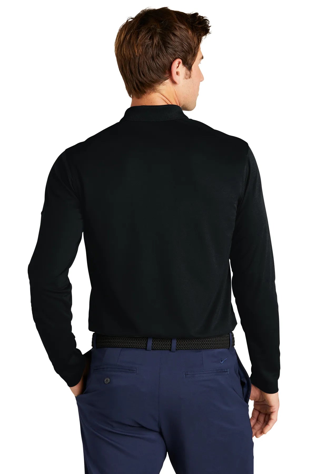 Nike Dri-FIT Micro Pique 2.0 Long Sleeve Polo NKDC2104 Black_2