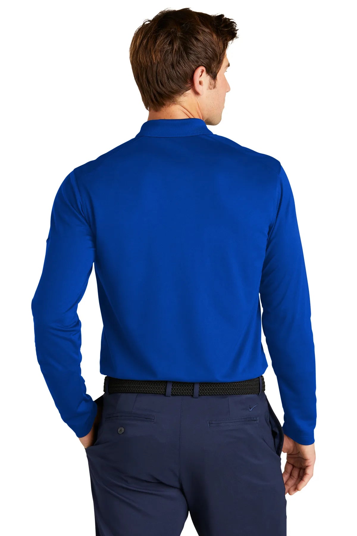 Nike Dri-FIT Micro Pique 2.0 Long Sleeve Polo NKDC2104 Game Royal_2