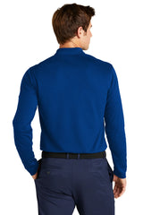 Nike Dri-FIT Micro Pique 2.0 Long Sleeve Polo NKDC2104 Gym Blue_2