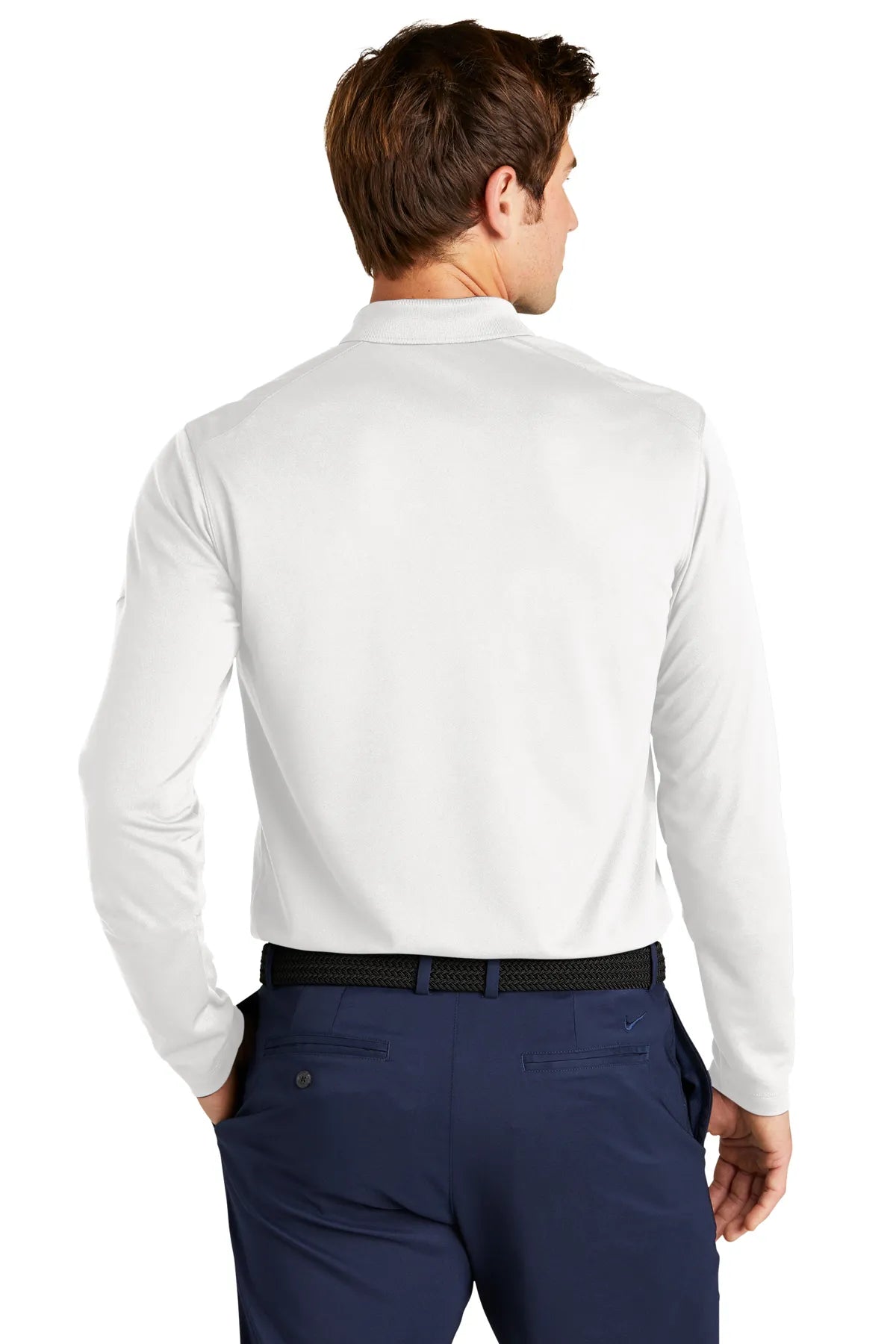 Nike Dri-FIT Micro Pique 2.0 Long Sleeve Polo NKDC2104 White_2