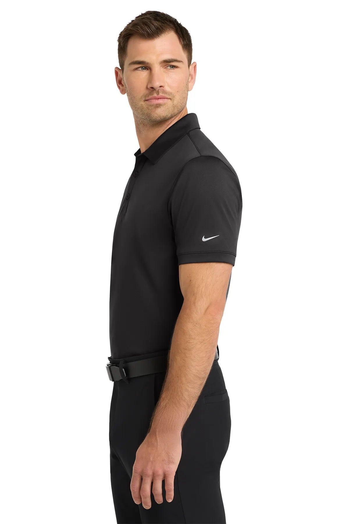 Nike Dri-FIT Players Modern Fit Polo. 799802 Anthracite_3