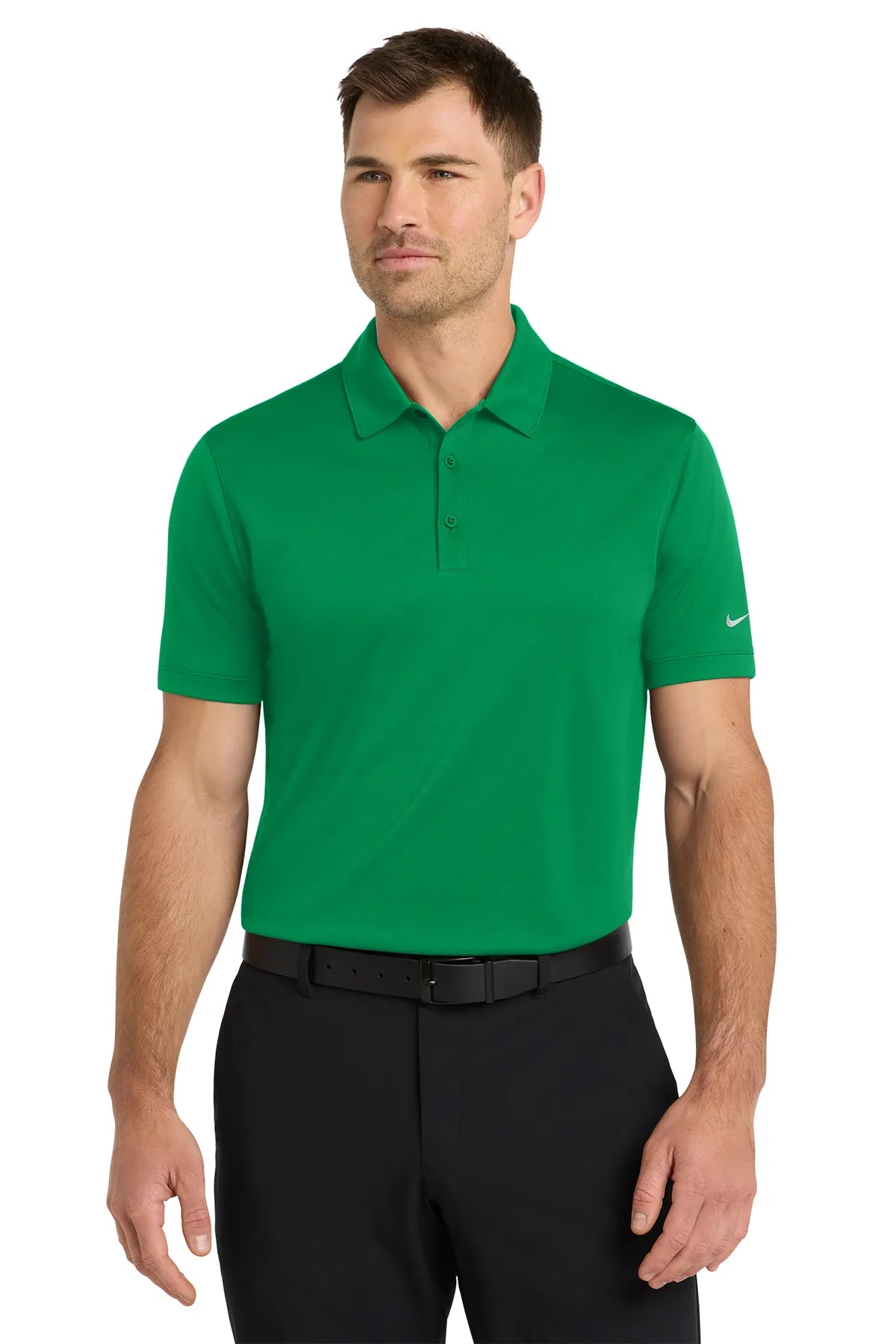 Nike Dri-FIT Players Modern Fit Polo. 799802 Pine Green_1